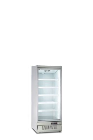 Armadio congelatore murale negativo ventilato bianco, 1 porta vetro no frost – Klimaitalia MR 75 BT1 | -22/-18 °C | L75xP76xH200,3 cm