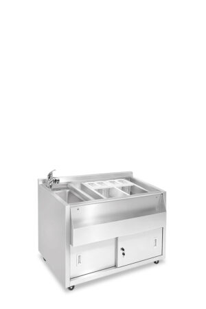 Banco cocktail Klimaitalia WHS 100 con lavello e miscelatore – 100 × 70 × 83 cm