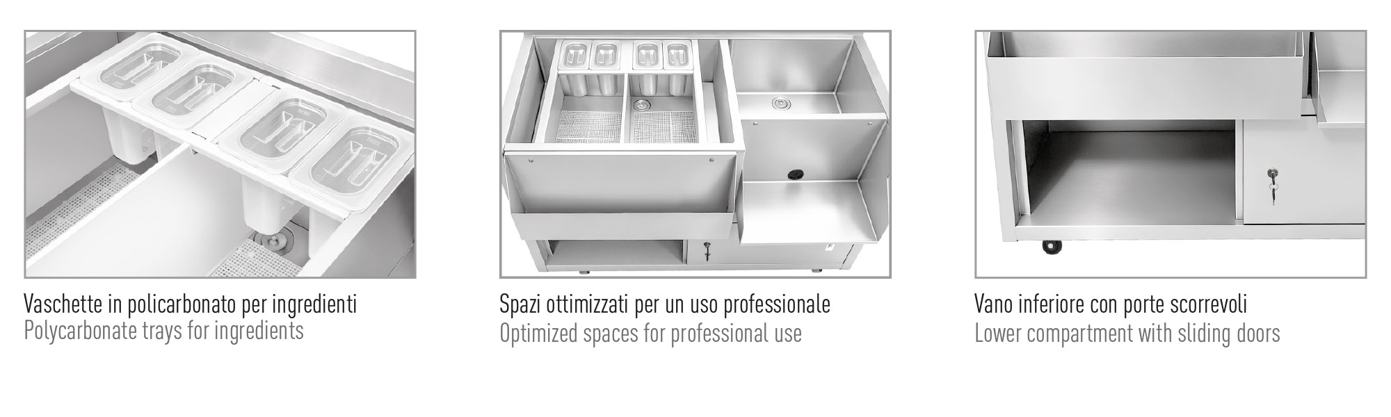 Klimaitalia WHS 75 dettagli banco cocktail