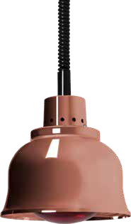 Lampada riscaldante sospesa Amitek LR25W | Rame lucido | Luce bianca | 250 W