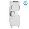 Lavastoviglie a cappotta elettronica trifase Omniwash Prestige P60 | Cesto quadrato 50x50 cm | L65xP87,3xH153,5 cm