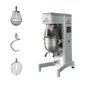 Planetaria industriale Mecnosud PL80 – 80 L, sollevamento elettrico