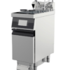 Friggitrice elettrica Superfry S 7.0 vasca a Y 20-23 L con sollevatori e filtraggio a caldo | Offcar N9FRE20HPA | L 400 × P 900 × H 900 mm | 19 kW
