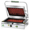 Piastra per panini FIMAR PV40LL in vetroceramica con superfici lisce