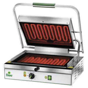 Piastra per panini FIMAR PV40LL in vetroceramica con superfici lisce