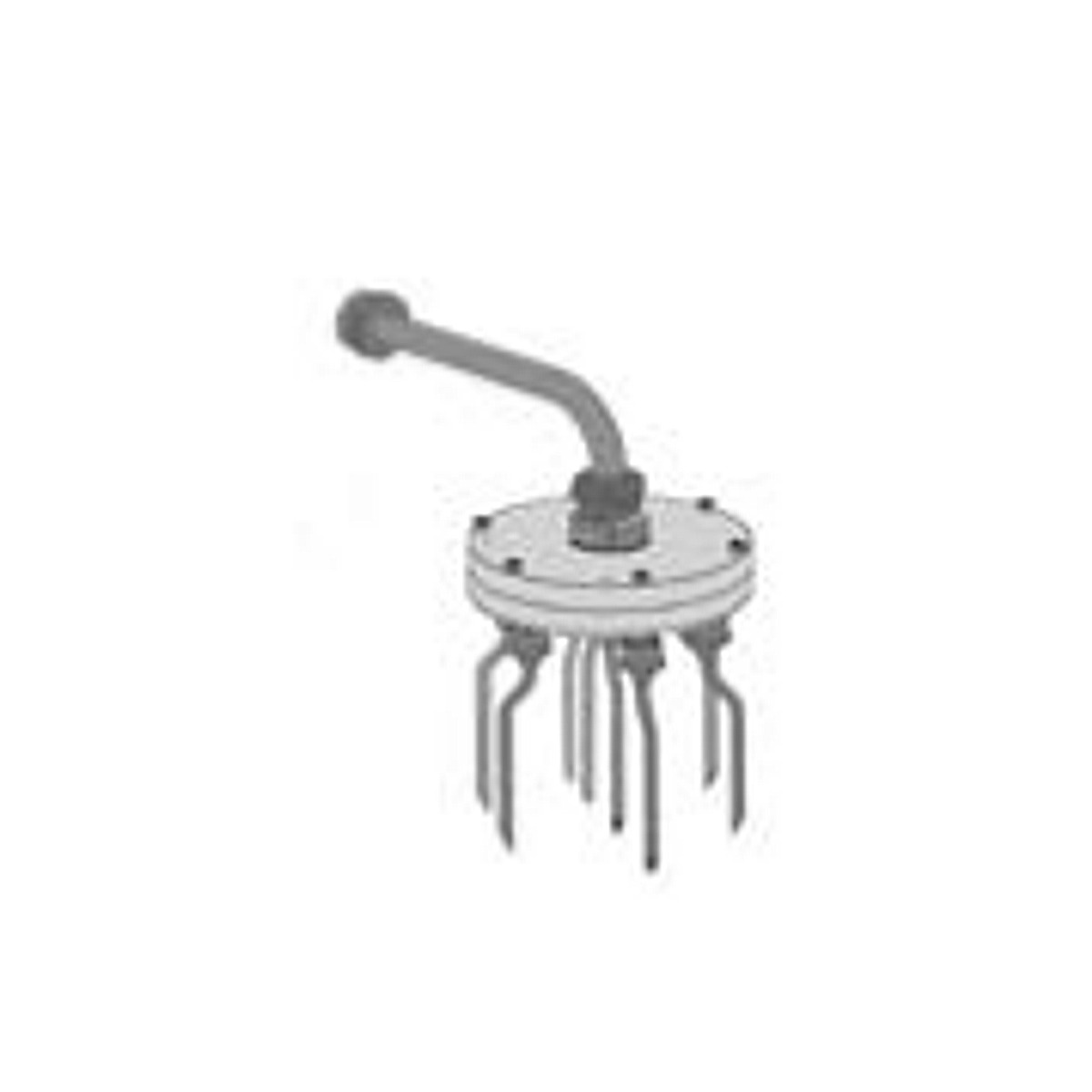 Piastra multiaghi per colombe ICB – 8 beccucci Ø8 mm - immagine 1