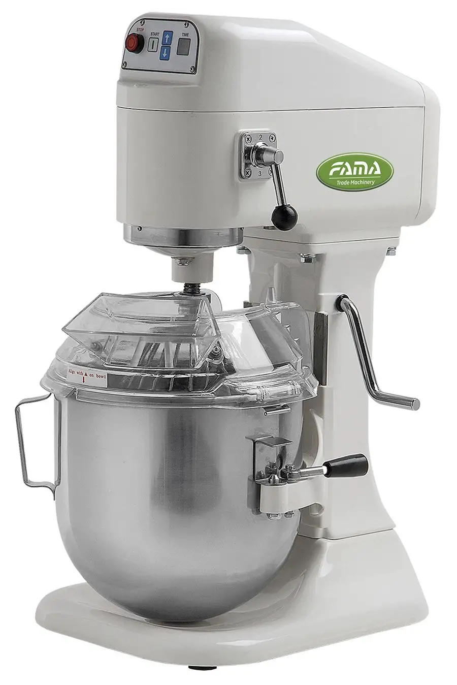 Planetaria Fama PK8 da 8 litri con vasca inox e tre velocità