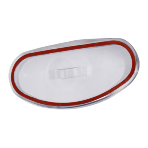 Portellino scarico gelato grande con guarnizione in silicone tipo Carpigiani - codice 418125155