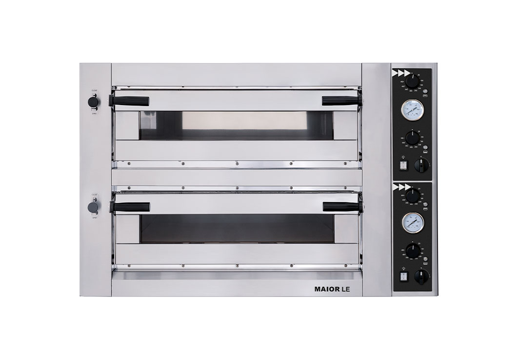 Forno elettrico per pizza Prismafood Maior LE 44 | 2 camere | 4 + 4 pizze Ø35 cm