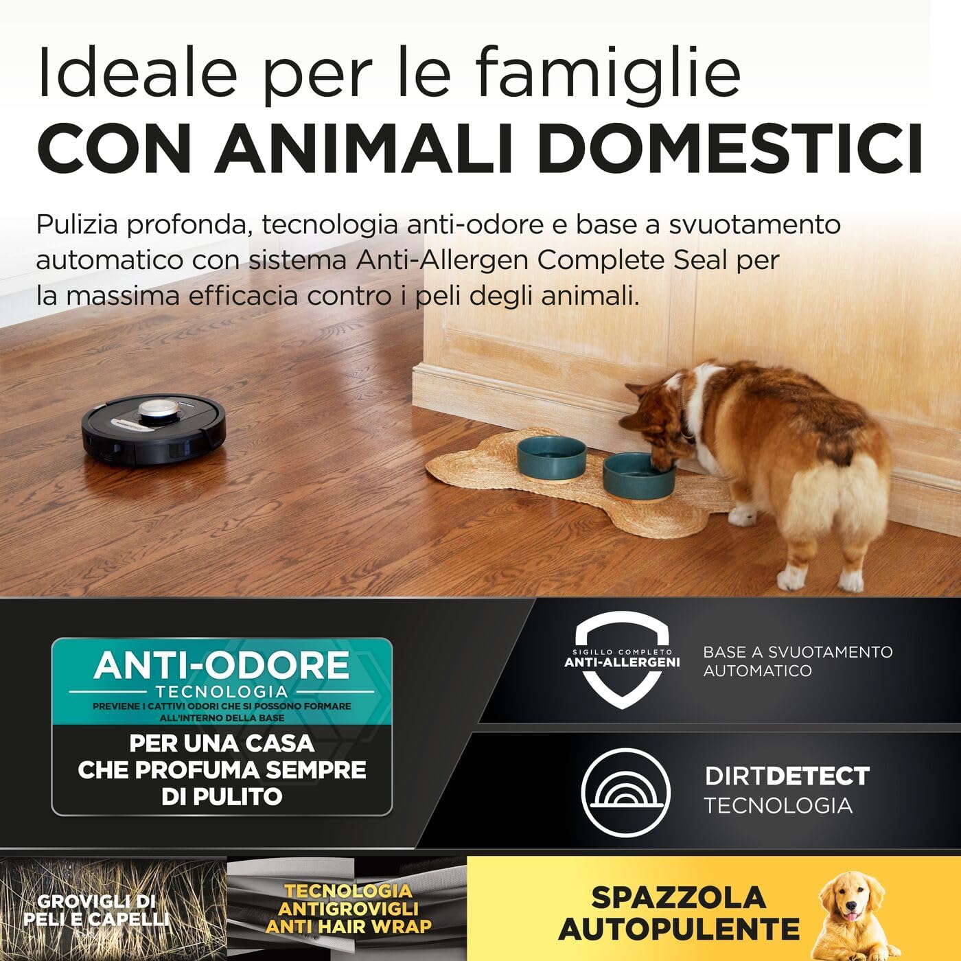ROBOT ASPIRAPOLVERE - SHARK POWERDETECT - CON AUTOSVUOTAMENTO