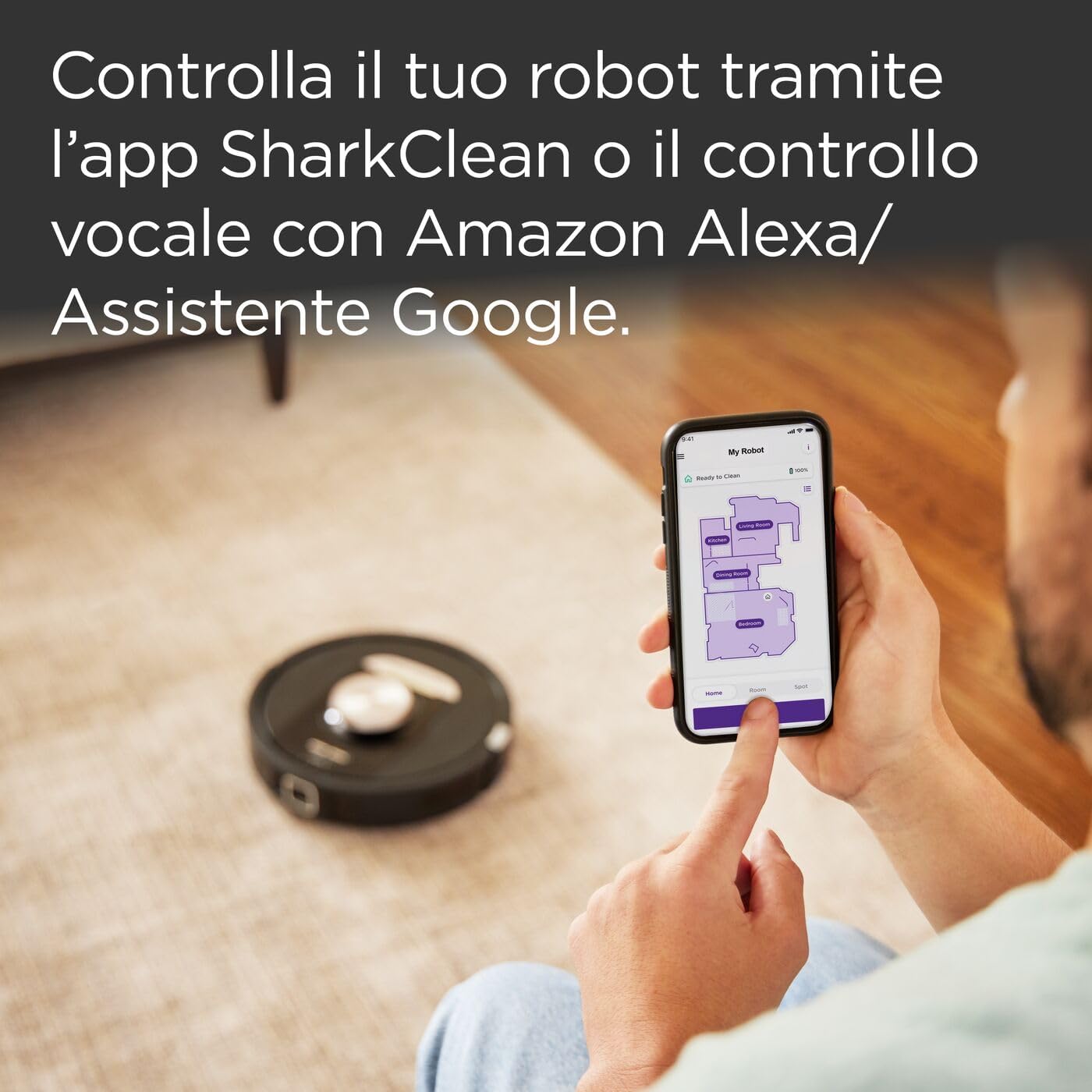 ROBOT ASPIRAPOLVERE - SHARK POWERDETECT - CON AUTOSVUOTAMENTO