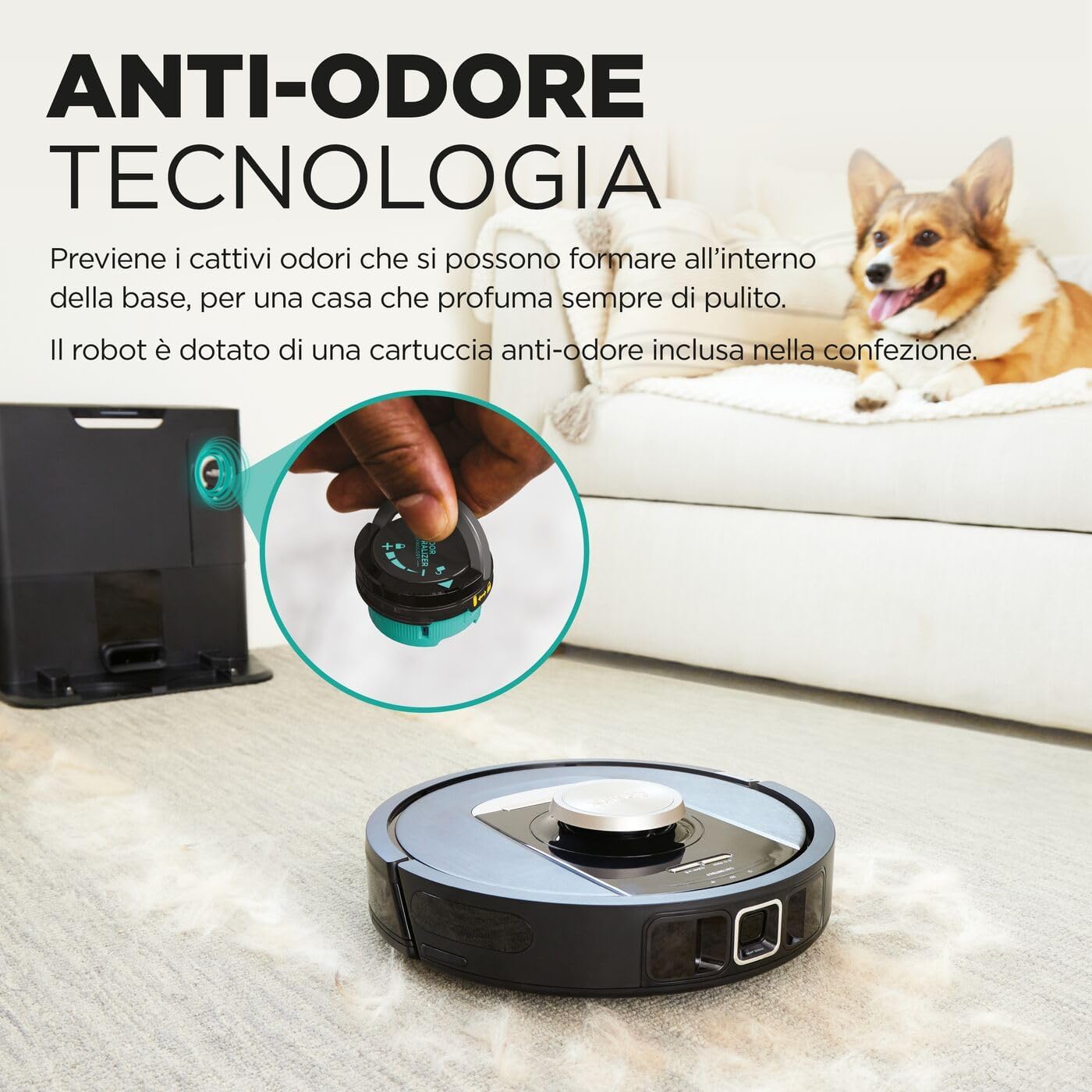 ROBOT ASPIRAPOLVERE - SHARK POWERDETECT - CON AUTOSVUOTAMENTO
