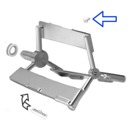 Distanziale agitatore tipo Frigomat - schema di montaggio