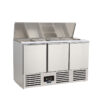 SALADETTE REFRIGERATA POSITIVA STATICA 3 PORTE – SF 903 BC – Temp. +2°C/+8°C – Dim. cm. L136,8xP70xh87