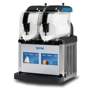 Granitore 2 vasche – Macchina per gelato soft, frozen yogurt e creme fredde – SPM Mod. GT Touch 2 – 2 × 5 litri – touch screen