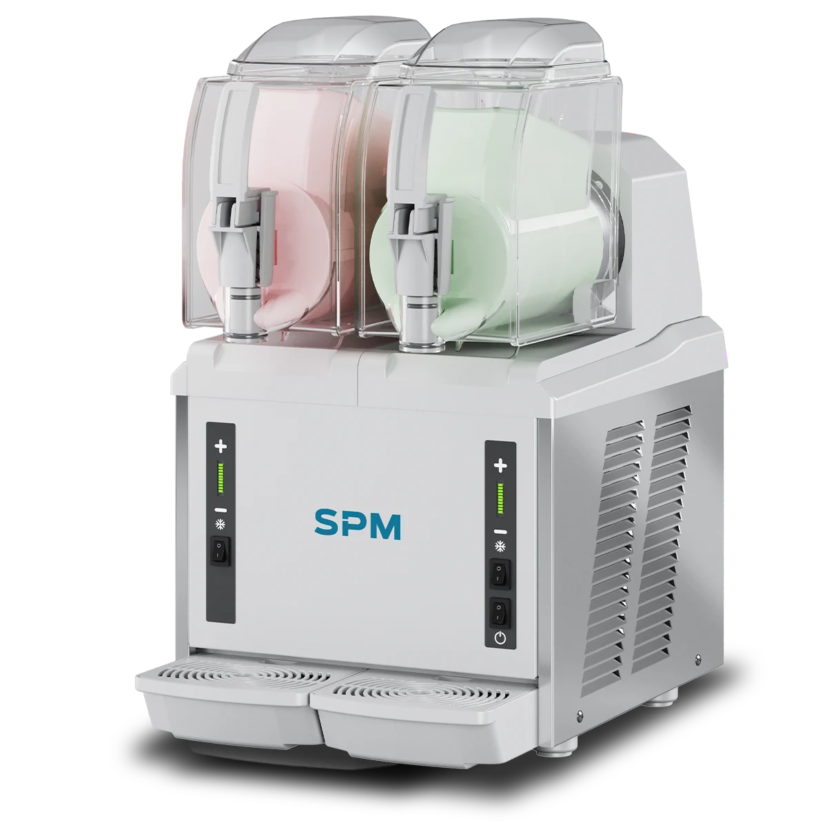 Granitore 2 vasche – Macchina per creme fredde e sorbetti – SPM Mod. NINA 2 I-Tank – 2 × 2 litri – vasche coibentate