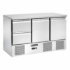 Saladette refrigerata ventilata Amitek AK923V-2D | 2 porte e 2 cassetti refrigerati | +2/+8 °C | L136,5xP70xL87,5 cm