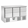 Saladette refrigerata ventilata Amitek AK923V-6D | 6 cassetti refrigerati | +2/+8 °C | L136,5xP70xL87,5 cm