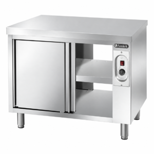 Tavolo armadiato passante riscaldante inox