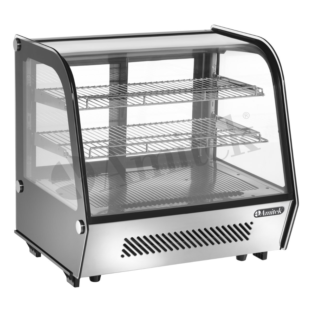 Vetrina frigo ventilata da banco Amitek AK120EF | 120 L | 0/+12 °C | L69,6xP56,8xL68,6 cm