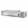 Vetrinetta refrigerata con coperchio inox Amitek AK12433L | 5 x GN1/4 | +2/+8 °C | L120xP33,5xL28 cm