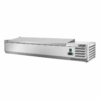 Vetrinetta refrigerata con coperchio inox Amitek AK14438L | 4 x GN1/3 + 1 x GN1/2 | +2/+8 °C | L140xP39,5xL28 cm