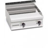 Fry top elettrico con piastra liscia compound da banco Berto’s E7FL8BP-2/CPD