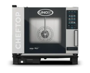 Unox CHEFTOP MIND.Maps™ PLUS XEVC-0511-EPRM – Forno Combinato Elettrico Professionale 5 Teglie GN 1/1 – Touch Screen 9,5″