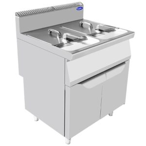 Friggitrice elettrica doppia vasca Atosa AT7E8F-F – serie 70 – 12 kW – L80×P70×H108,5 cm