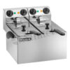FRIGGITRICE ELETTRICA – MOD. FE44S – Capacità olio 3+3L – Dim. cm 43x43x31
