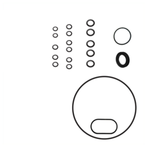 Kit guarnizioni tipo Frigomat Twin 2 e 3 serie 01 - componenti del kit