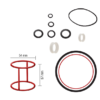 Kit guarnizioni tipo Coldelite Compacta e Vario Classic a una via - componenti del kit