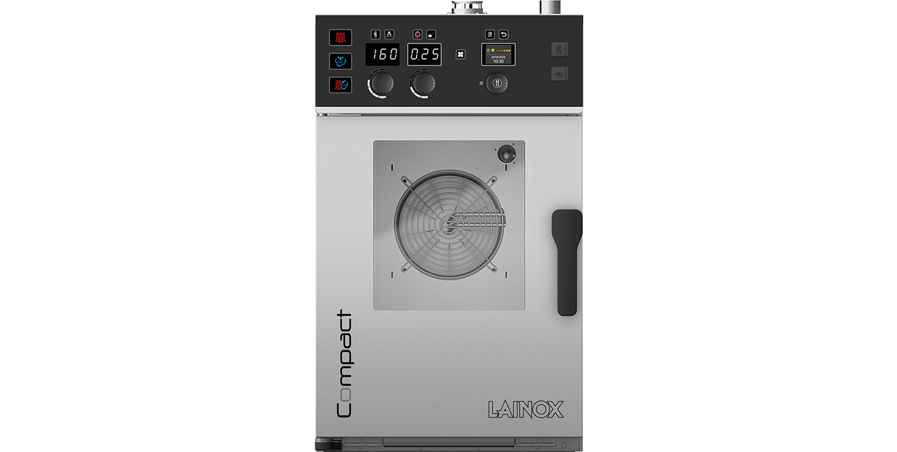 Forno combinato elettrico LAINOX COMPACT SAPIENS COES061B – 6 teglie GN 1/1 – Vapore diretto – Autolavaggio