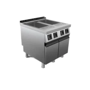 Cuocipasta a gas 2 vasche 45+45 L | Offcar M9CPG90 | L 800 × P 900 × H 900 mm | 27,8 kW