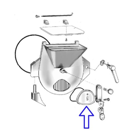 Portellino con guarnizione tipo Technogel Mantegel, Technogel Mixgel, Technogel Professional – immagine aggiuntiva 1