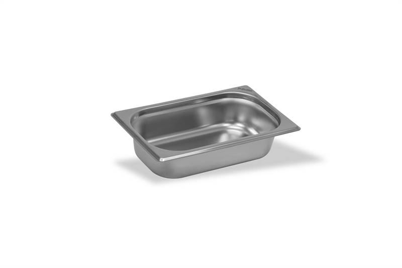 Bacinella acciaio inox GN1/4 h100mm