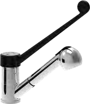 Rubinetto miscelatore Amitek RBT210E con doccetta estraibile