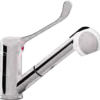 Rubinetto miscelatore Amitek RBT220G con doccetta estraibile