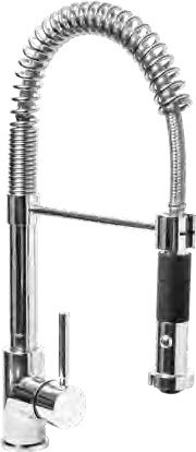 Rubinetto miscelatore monoforo Amitek RBT250D con doccetta dual jet
