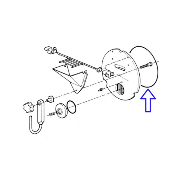 O-ring portello per mantecatori tipo Frigomat — schema 2