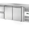 Tavolo frigo ventilato Amitek AK3104-10TN | 2 cassetti e 2 porte | -2/+8 °C | L179,5xP70xL85 cm