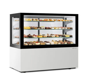 VETRINA FRIGO ORIZZONTALE REFRIGERATA POSITIVA GASTRONOMIA E PASTICCERIA – AMALFI 130 P W – TN – Temp. +2°C/+8 °C - Dim. cm L133,6 x P72,2 x H132,5