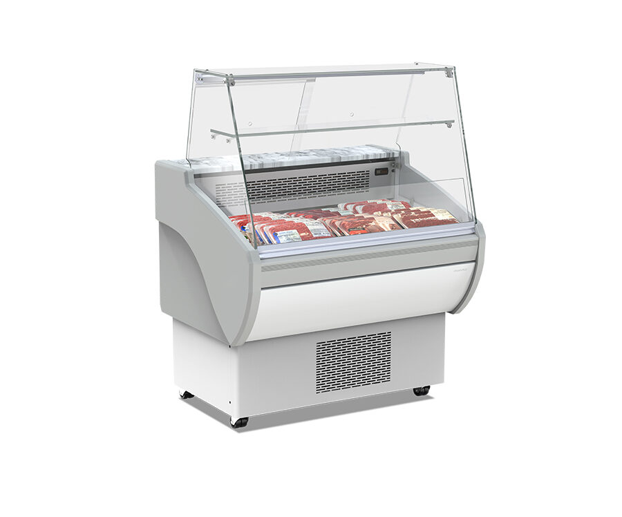VETRINA FRIGO ORIZZONTALE REFRIGERATA POSITIVA VENTILATA GASTRONOMIA TN - JACOB 100 -Temp. +2°C/+5 °C - Dim. cm L102xP80xh126