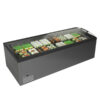 Isola refrigerata e congelatrice statica con vetri curvi scorrevoli e compressore a velocità variabile – Mondial SARDINIA 250 AV | -25/+5 °C | L 254,4 × P 96,4 × H 89,5 cm