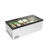 Isola refrigerata e congelatrice statica con vetri piani scorrevoli – Mondial OASI 200 AW | -25/+5 °C | L 204,4 × P 96,4 × H 82,6 cm