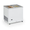 Congelatore a pozzetto statico con vetri scorrevoli – Mondial KYLA 220 GT | -25/-18 °C | L 84,3 × P 67 × H 89,5 cm