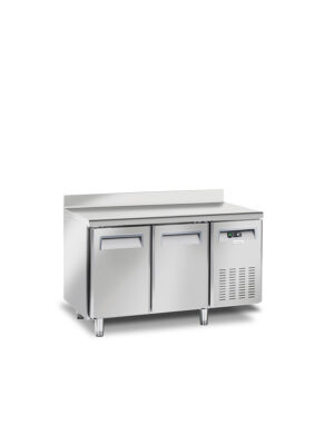 Tavolo frigo ventilato 2 porte con alzatina – SOUS-CHEF 2 PX Mondial – Temp. -2°C/+8°C – L135xP70xH95 cm