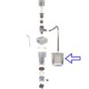 Vaschetta inox montapanna tipo Telme / CRM / Corema / Elframo – immagine aggiuntiva 1