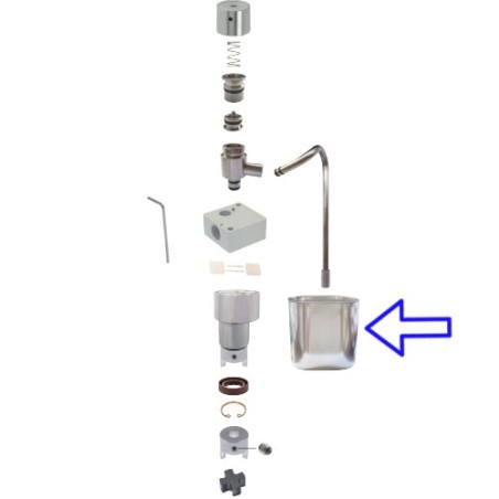 Vaschetta inox montapanna tipo Telme / CRM / Corema / Elframo – immagine aggiuntiva 1